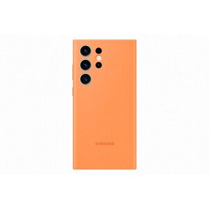 Samsung Silikónový zadný kryt pre Samsung Galaxy S23 Ultra Orange