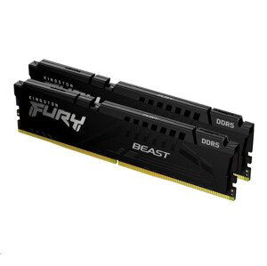 KINGSTON DIMM DDR5 64GB (Kit of 2) 6000MT/s CL40 FURY Beast Čierna XMP