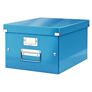 LEITZ Univerzálna krabica Click&Store, veľkosť M (A4), modrá