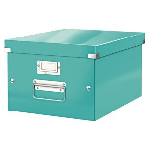 LEITZ Univerzálna krabica Click&Store, veľkosť M (A4), ľadovo modrá