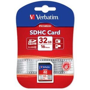 Verbatim Secure Digital Card Premium U1, 32GB, SDHC, 43963, UHS-I U1 (Class 10)