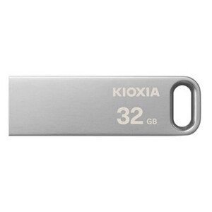 Kioxia USB flash disk, USB 3.0, 32GB, Biwako U366, Biwako U366, strieborný, LU366S032GG4