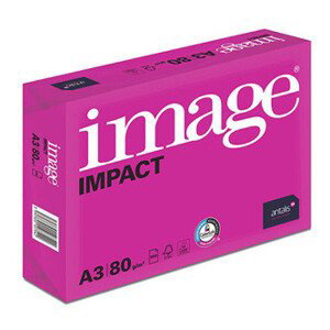 Xerografický papier Image, Impact A3, 80 g/m2, biely, 500 listov, špec. pre farebný laserový tlač