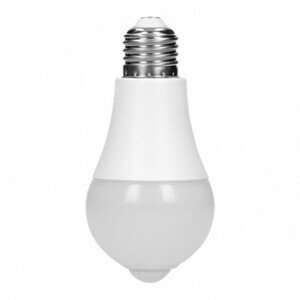 LED žiarovka Virone E27, 230V, 12W, 1480lm, 4000k, neutrálna biela, 25000h, so senzorom pohybu
