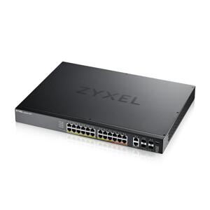 Zyxel XGS2220-30HP, L3 Access Switch, 400W PoE, 16xPoE+/10xPoE++, 24x1G RJ45 2x10mG RJ45, 4x10G SFP+ Uplink, incl.