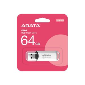 ADATA Flash Disk 64GB C906, USB 2.0, biela