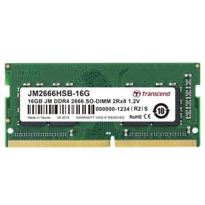 Transcend pamäť 16GB (JetRam) SODIMM DDR4 2666 2Rx8 CL19