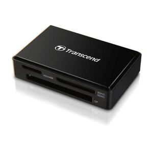 Transcend RDF8 USB 3.0 čítačka pamäťových kariet SDHC/SDXC (UHS-I), microSDHC/SDXC (UHS-I), CompactFlash (UDMA7), čierna