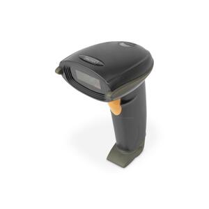 DIGITUS Ručný skener čiarových kódov 1D obojsmerný 200 skenov/s, 2 m kábel USB-RJ45