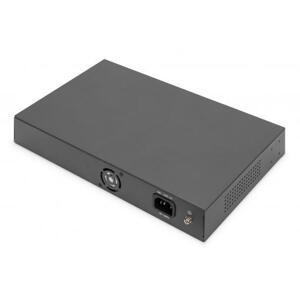 DIGITUS 24 Port 10/100 Mbps PoE 24x10/100 Mbps PoE RJ45 Ports,1 xGE RJ45,1xSFP
