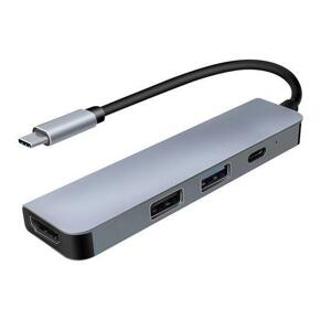 Solight 4v1 USB-C húb