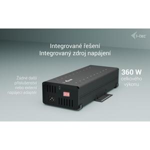 I-tec USB-C/USB-A Metal Charging + Data HUB, 15W per port, 20x USB-C, 360W