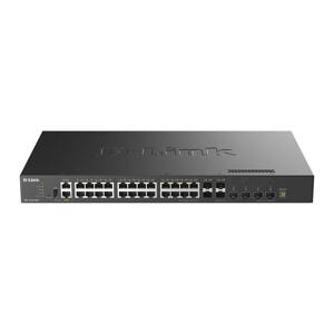 D-Link DXS-3410-32XY/E - 10G L3 Stackable Managed Switches, 24*10GBASE-T + 4*10G SFP+ + 4*25G SFP28 Multi-Gigabit