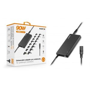 Univerzálny adaptér pre notebooky so 16 výmennými konektormi a USB, 90W