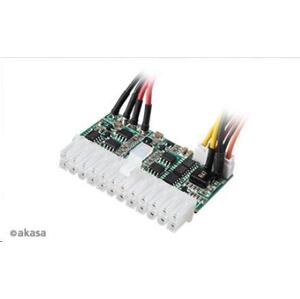 AKASA adaptér AK-PE200-01, 200 W DC-to-DC ATX, 4-pin DIN