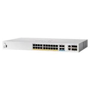 Cisco switch CBS350-24MGP-4X-EU (20xGbE, 4x2, 5GbE, 2x10GbE/SFP+ combo, 2xSFP+, 24xPoE+, 4xPoE++, 375W) - REFRESH