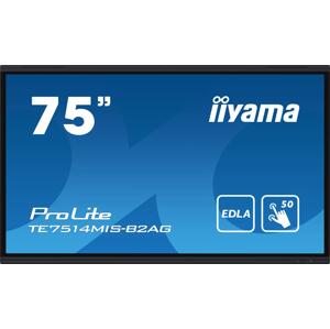 75" iiyama TE7514MIS-B2AG: IPS, 4K, USB-C, EDLÁ