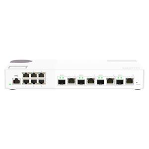 QNAP riadený switch QSW-M2106-4C (6x 2,5GbE RJ45 a 4x kombinované 10GbE SFP+ / 10GbE RJ-45)