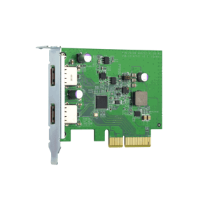 QNAP QXP-10G2U3A - Dvojportová USB 3.2 Gen2 10Gb PCIe rozširujúca karta pre NAS a PC