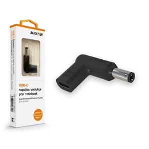 Aligator USB-C napájacia redukcia 5,5 x 2,1 mm pre notebooky Acer/Compaq/HP/Fujitsu/Toshiba