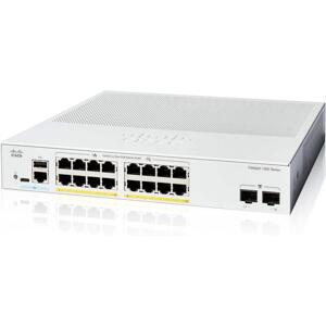 Cisco Catalyst switch C1300-16P-2G (16xGbE, 2xSFP, 16xPoE+, 120W, fanless) - REFRESH