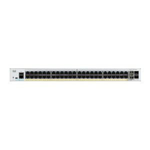 Catalyst C1000-48P-4X-L, 48x 10/100/1000 Ethernet PoE+ portu a 370W PoE budget, 4x 10G SFP+ uplnks
