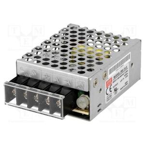 MEANWELL - RS-15-5 - Priemyselný napájací zdroj 5V 15W