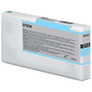 EPSON C13T55W500 - originálna cartridge, svetlo azúrová