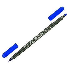 Popisovač Centropen obojstr. 3616 CD/DVD/BD modrý valcový hrot 0,6 a 2,5mm