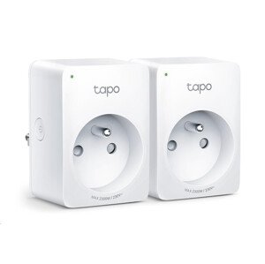 TP-Link Tapo P100 (2-pack) múdra WiFi mini zásuvka (2300W, 10A, 2, 4 GHz, BT)