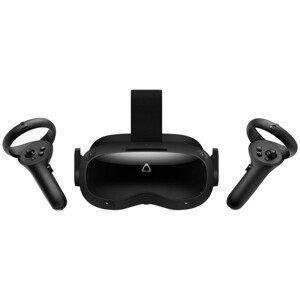 HTC Vive Focus 3 Business Edition okuliare pre virtuálnu realitu, 2x 2448x2448px, 5K rozlíšenie, 90Hz, FOV 120 °, čierna