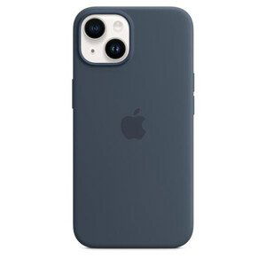 APPLE iPhone 14 silikónové púzdro s MagSafe - Storm Blue