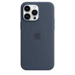 APPLE iPhone 14 Pre Max silikónové puzdro s MagSafe - Storm Blue