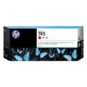 HP F9K01A - originálna cartridge HP 745, purpurová, 300ml