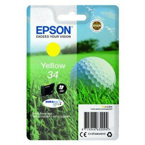 EPSON T3464 (C13T34644010) - originálna cartridge, žltá, 4,2ml