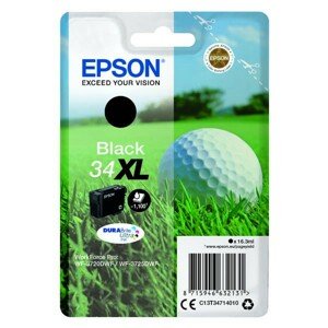 EPSON T3471 (C13T34714010) - originálna cartridge, čierna, 16,3ml