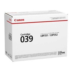 CANON CRG039 BK - originálny toner, čierny, 11000 strán