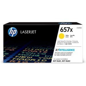 HP CF472X - originálny toner HP 657X, žltý, 23000 strán