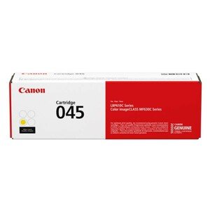 CANON CRG045 Y - originálny toner, žltý, 1300 strán