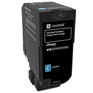 LEXMARK 84C2HC0 - originálny toner, azúrový, 16000 strán