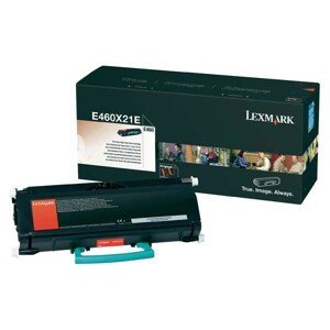 LEXMARK E460X31E - originálny toner, čierny, 15000 strán