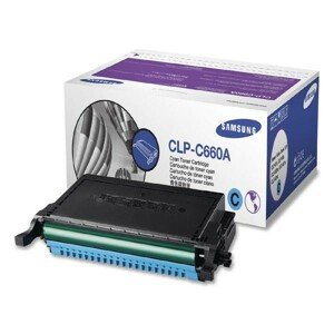 SAMSUNG CLP-C660A - originálny toner, azúrový, 2000 strán