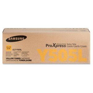 SAMSUNG CLT-Y505L - originálny toner, žltý, 3500 strán