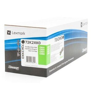 LEXMARK 72K2XK0 - originálny toner, čierny, 33000 strán