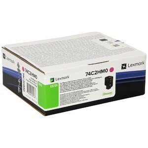 LEXMARK 74C2HM0 - originálny toner, purpurový, 12000 strán