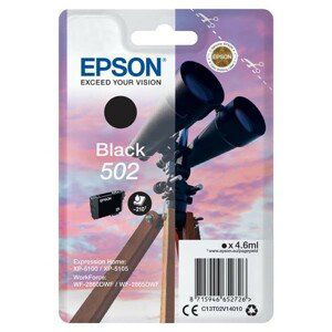 EPSON C13T02V14010 - originálna cartridge, čierna, 4,6ml
