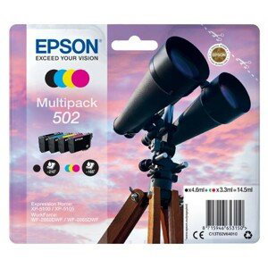 EPSON C13T02V64010 - originálna cartridge, čierna + farebná, 4,6ml/3x3,3ml