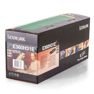 LEXMARK E360H31E - originálny toner, čierny, 9000 strán