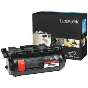 LEXMARK X642H31E - originálny toner, čierny, 21000 strán