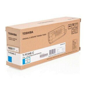 TOSHIBA T-FC34EC - originálny toner, azúrový, 11500 strán